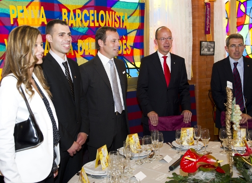 Rosell en el acto central de celebracin del 50 aniversario de la PB de Vilafranca del Peneds. Foto: Archivo.