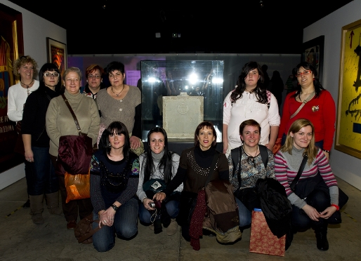 Les penyistes de la PB de Fai que han visitat les installacions del Bara. Foto: lex Caparrs