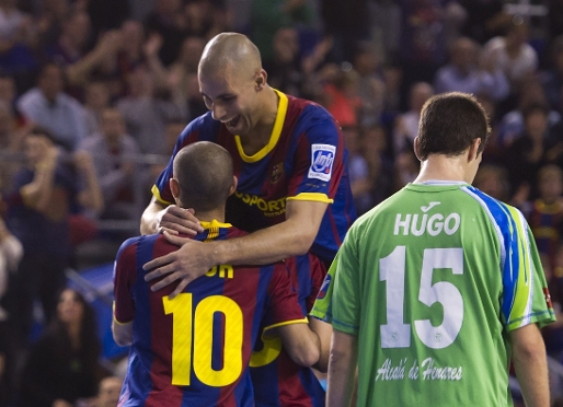 El Bara Alusport ya sabe qu es ganar a Inter esta temporada. Foto: Archivo FCB.