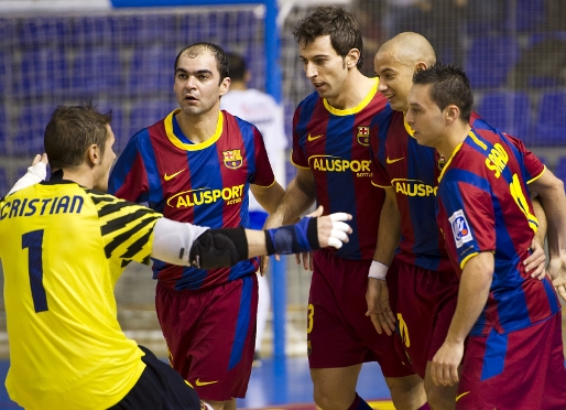 Una vez han vuelto los internacionales, el Bara Alusport se centra en el Azkar Lugo (Foto: Archivo - FCB)