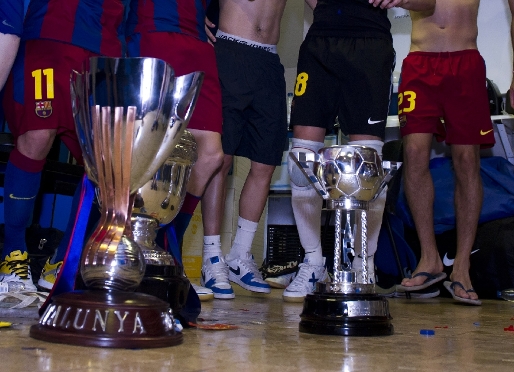 El Bara Alusport vol seguir sumant ttols. Fotos: Arxiu FCB.