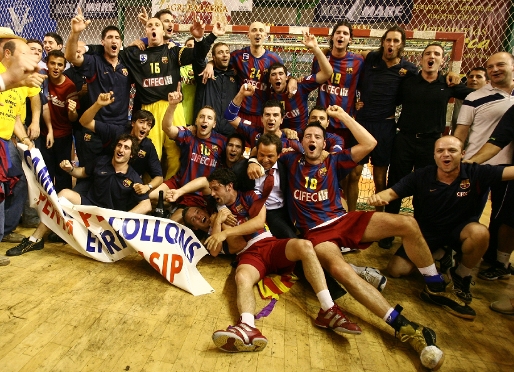 La 17a Liga Asobal blaugrana se celebr fuera de casa, en Almera (Foto: Archivo - FCB)