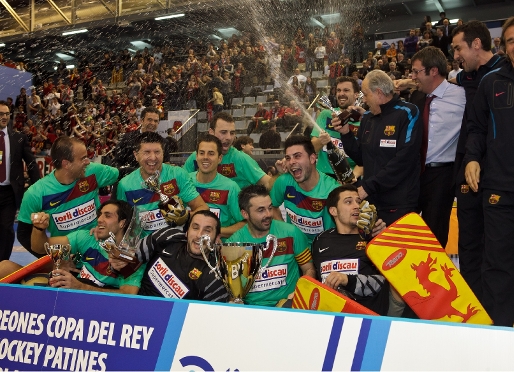 La Copa tornar a ser el centre d'atenci. Ara, al Palau com a prvia del Bara Sorli Discau - Voltreg (Foto: Arxiu - FCB)