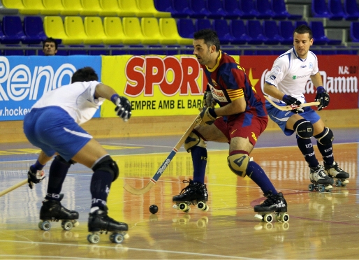 El Bara Sorli Discau va guanyar al Follonica al Palau per 9-0. Ara visita Itlia sense preocupaci (Foto: Arxiu - FCB)