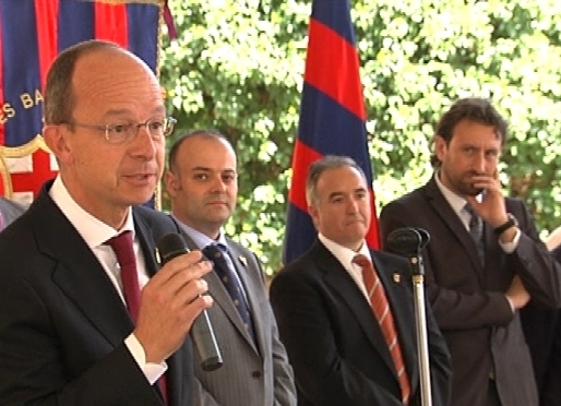 Vicepresident Jordi Cardoner at the XIII Trobada de Penyes de Castell. Photo: Archive