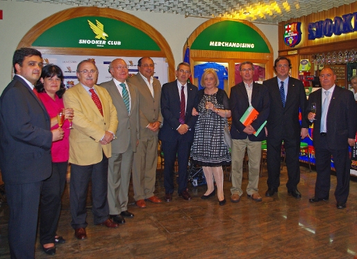 Pau Vilanova, during the celebration of the V Anniversary of the Penya Barcelonista de Lisboa. Photos: PB de Lisboa