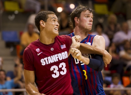 CJ Wallace ha debutat amb la samarreta blaugrana. Fotos: lex Caparrs - FCB.