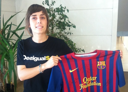 Alba Villar es la ganadora. Foto: FCB