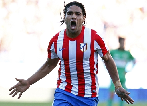 Radamel Falcao. Image: www.clubatleticodemadrid.com