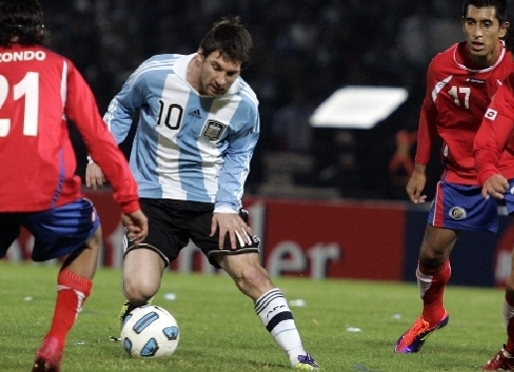 Messi, en accin. Foto: Archivo