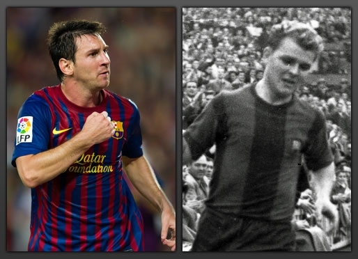 Leo Messi iguala a Ladislao Kubala como el segundo mximo goleador de la historia