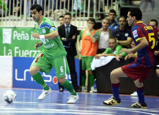 Gabriel en una accin en la final de la Copa del Rey de Toledo. Foto: LNFS.