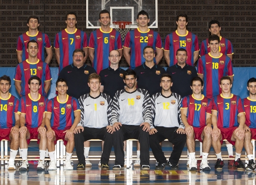 Foto: plantilla del Bara B 2010/11 (arxiu FCB)