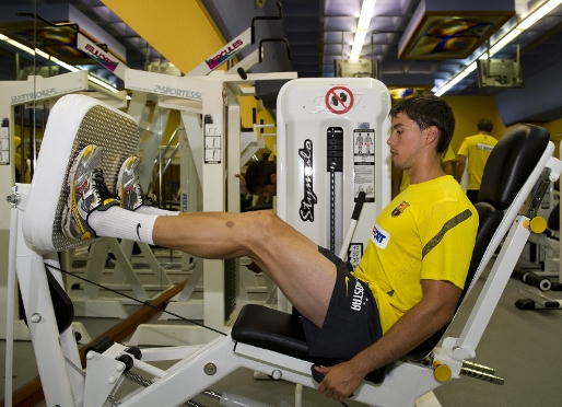 El Bara Intersport continua la preparacin de la temporada. Foto:Archivo-FCB