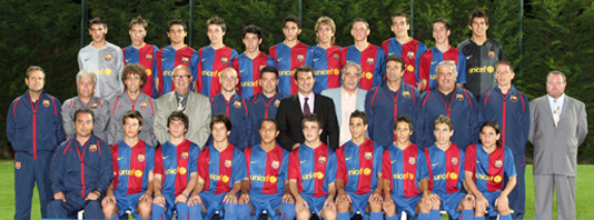 Imatge del reportatge titulat:FC Barcelona Cadet A  