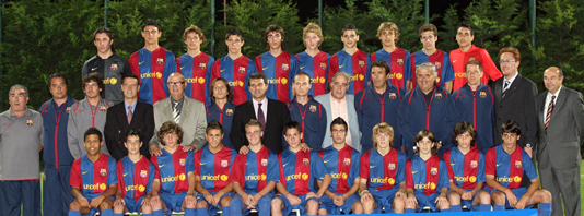 Imatge del reportatge titulat:FC Barcelona Cadet B  