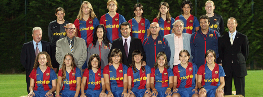 Imatge del reportatge titulat:FC Barcelona Femen A  