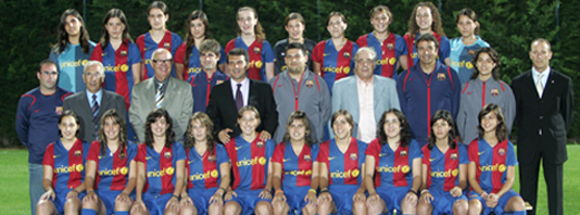 Imatge del reportatge titulat:FC Barcelona Femen C  