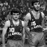 De izquierda a derecha: Creus, Epi, Sibilio, Ansa y Mike Phillips. (Fotos: Segu/Archivo FCB)