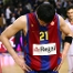 Ilyasova, abatut desprs de la derrota.