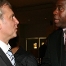 El clebre Magic Johnson estuvo presente en la cena que los Lakers organizaron para recibir a la expedicin del FC Barcelona.