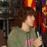 Carles Puyol exponiendo sus argumentos. Foto: David Cuella.