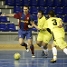 La primera de las actividades del Palau ha sido un partido de ftbol sala entre los veteranos del Bara y la seleccin Catalana Special Olympics-ACELL.