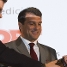 Laporta recollint el premi que rep el FC Barcelona com 'L'equip que ha donat ms xits a l'esport catal'. El director de l'Sport, Joan Vehils, i Joan Antoni Samaranch, van fer entrega d'aquest premi. Foto: lex Caparrs (FCB)