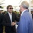 Agust Benedito amb el president d'honor del FCB, Johan Cruyff. Foto: lex Caparrs/Miguel Ruiz-FCB.
