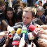 Mxima atenci meditica al voltant del nou president del FC Barcelona. Fotos: lex Caparrs / Miguel Ruiz (FCB)