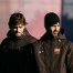 Josep Guardiola y Tito Vilanova observando al equipo.