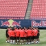 El FC Barcelona ha fet el seu darrer entrenament de la gira en el Giants Stadium, lescenari del partit i que recorda fora el Camp Nou per la seva estructura.