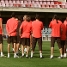 El equipo se ha entrenado a puerta cerrada en el Miniestadi.