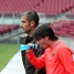 Messi y Guardiola han saltado al terreno de juego juntos.