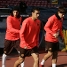 Cceres, Pedro i Bojan surten al Camp Nou.