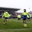 Els jugadors han deixat per un dia la Ciutat Esportiva pel Mini. Foto: lex Caparrs / Miguel Ruiz (FCB)