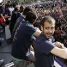 Ra de celebracin de los campeones del triplete por las calles de Barcelona. Foto: archivo FCB