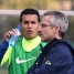 Pedro hablando con Emili Ricart. Foto: Miguel Ruiz - FCB.