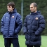 Guardiola i Vilanova, atents. Foto: Miguel Ruiz-FCB