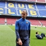 Guardiola, desprs d'haver vist la darrera sessi dels seus jugadors. Fotos: Miguel Ruiz - FCB.