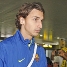 Ibrahimovic, en la terminal del aeropuerto de Valencia. Fotos: Miguel Ruiz (FCB)