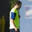 Iniesta y Mrquez, en un momento del entrenamiento. (Foto: lex Caparrs - FCB)