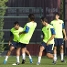 L'entrenament ha comenat a les 10.30 hores, al camp 2 de la Ciutat Esportiva. (Foto: lex Caparrs-FCB)