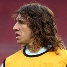 Puyol, atent durant l'execuci de l'exercici de posicions. (Foto: Miguel Ruiz - FCB)