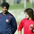 Un entrenament amb Frank Rijkaard (Temporada 2006/07).