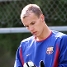 Robert Enke amb Franz Hoek, qui va ser entrenador de porters durant l'poca de Van Gaal. Foto: Miguel Ruiz (FCB)