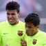 Rafa Alcntara y Gustavo Ledes, del Juvenil A. (Fotos: Miguel Ruiz, FCB)