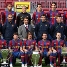 Les cinc copes -Lliga, Copa del Rei, Lliga de Campions, Supercopa d'Espanya i Supercopa d'Europa- no han faltat a la cita. Foto: Miguel Ruiz / lex Caparrs (FCB)
