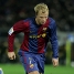 Gudjohnsen, en un moment de la final, contra l'Internacional de Porto Alegre. Foto: arxiu FCB.