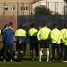 El primer equipo de ftbol se ha entrenado en la Ciudad Deportiva Joan Gamper. Foto: Miguel Ruiz.